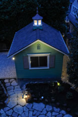 Holman residence landscape lighting
